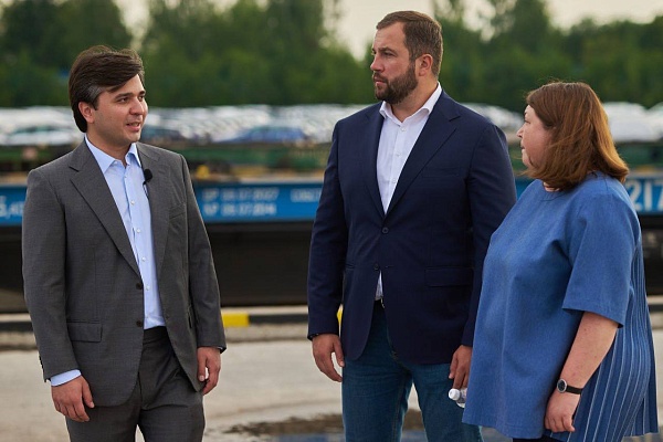 Глава городского округа Чехов посетил наш терминально-логистический комплекс